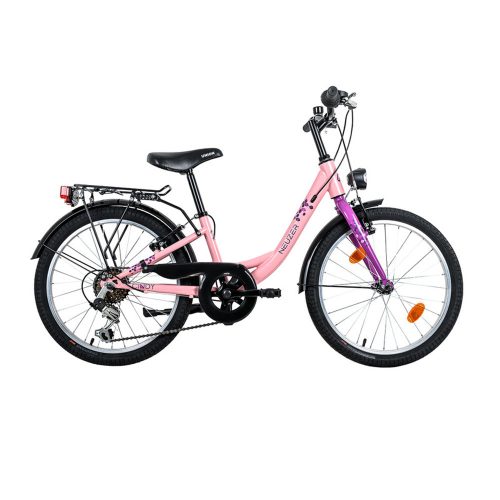 Neuzer Cindy 20" city gyerek kerékpár pink lila
