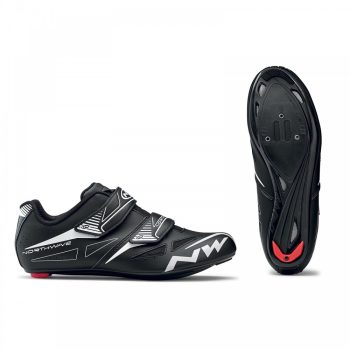   45,5 - NORTHWAVE ROAD JET EVO Országúti kerékpáros cipő Fekete