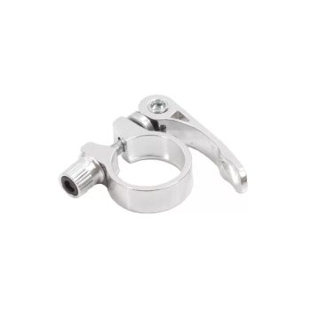 Nyeregcső bilincs 31,8 alu ezüst gyorszáras