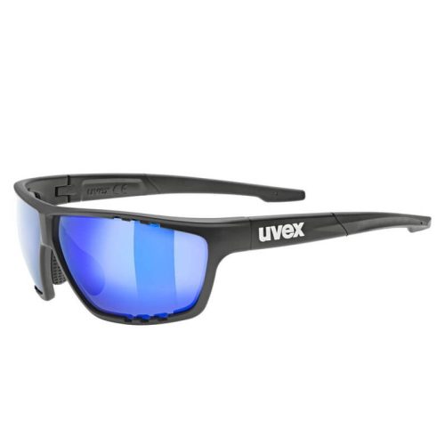 Uvex szemüveg Sportstyle 706 black matt/mirror blue