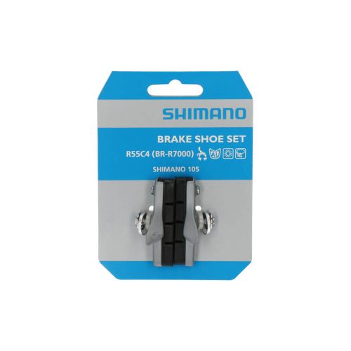 SHIMANO (R55C4) cserélhető betétes országúti fékpofa, sötétszürke