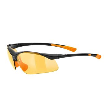 Uvex szemüveg Sportstyle 223 black/litemirror orange