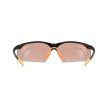 Uvex szemüveg Sportstyle 223 black/litemirror orange