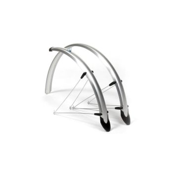   Sárvédő szett 28" Műanyag pálcás aluplast ezüst 48mm V+ toldat orion