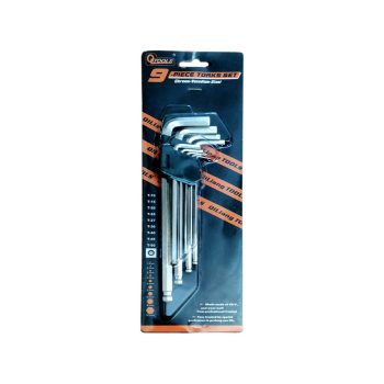 QTools imbuszkulcs készlet 1,5-10mm 9 db-os