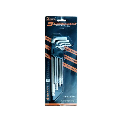 QTools imbuszkulcs készlet 1,5-10mm 9 db-os