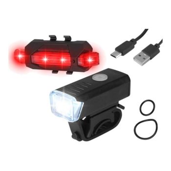 Lámpa szett E-H 300 Lumen USB (E 1Led 3 funkció, H 5Led)